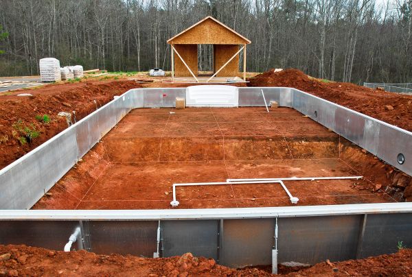 Pool Site Grading in Englewood