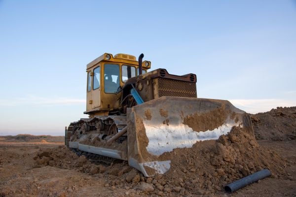 Bulldozer Land Grading in Englewood