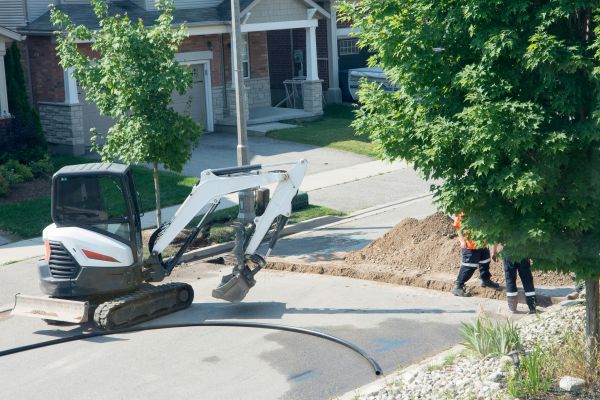 Electrical Line Trenching in Englewood